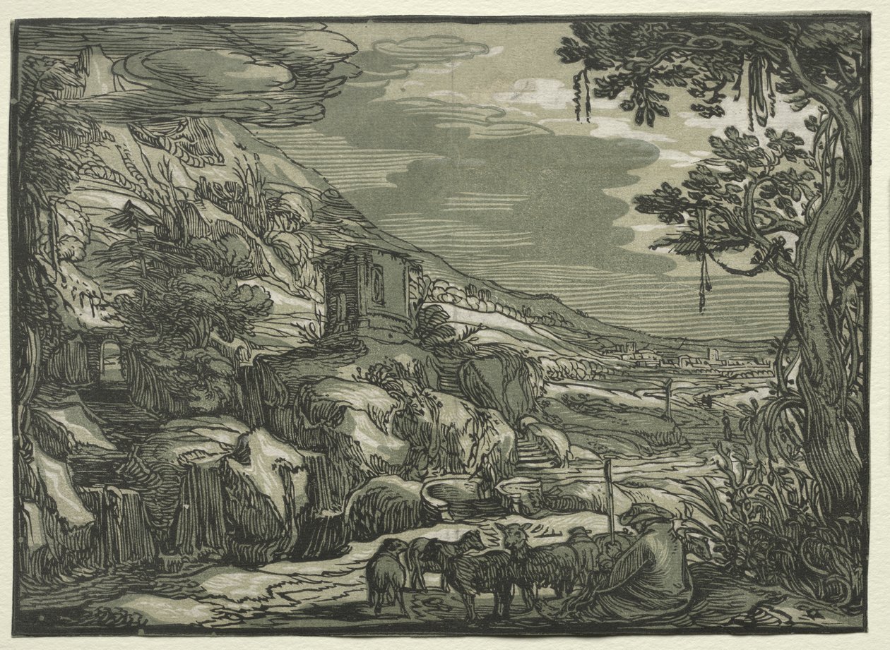 Arkadische Landschaft von Esaias van de Velde