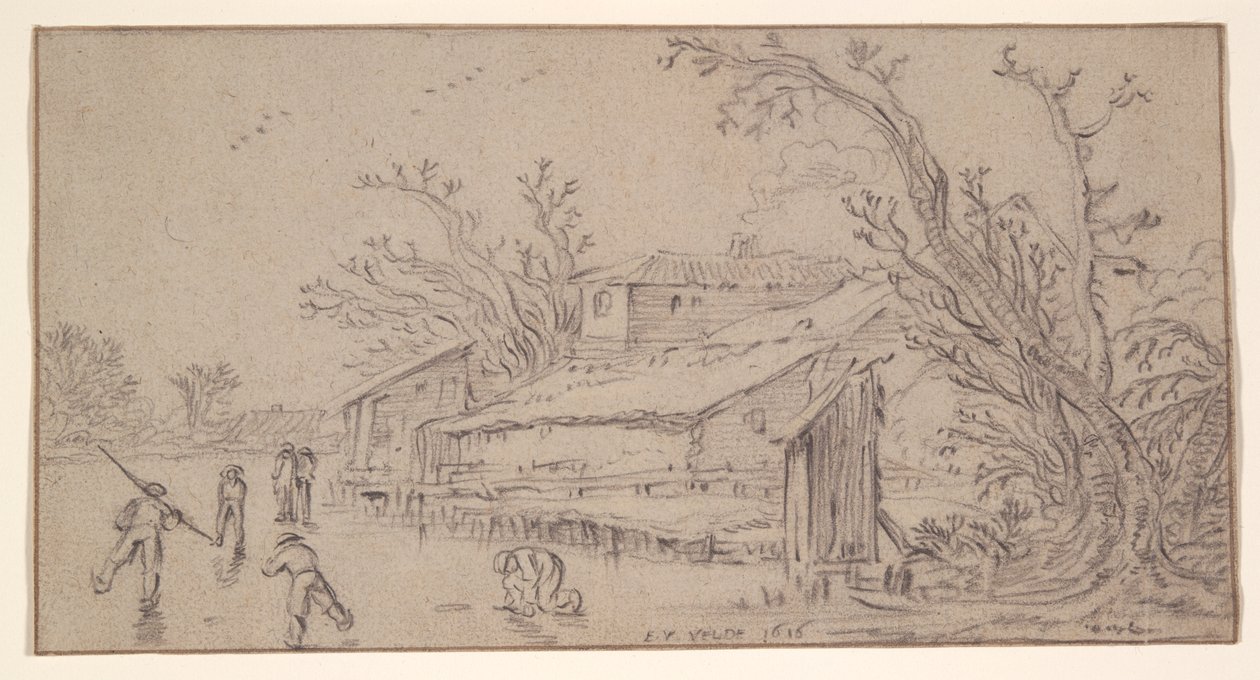 Winterlandschaft von Esaias van de Velde