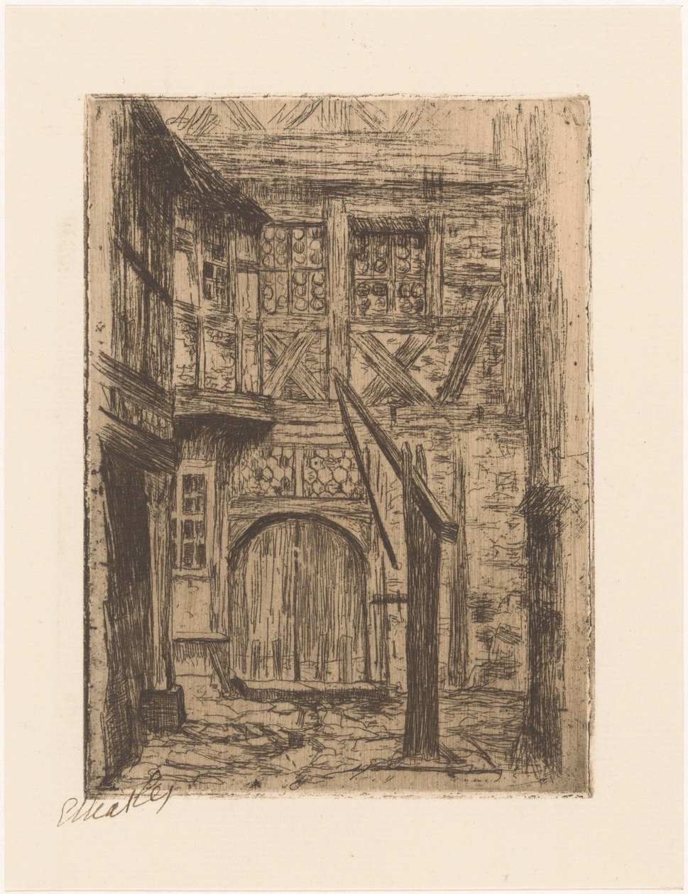 Rothenburg von Etha Fles (signed by artist)