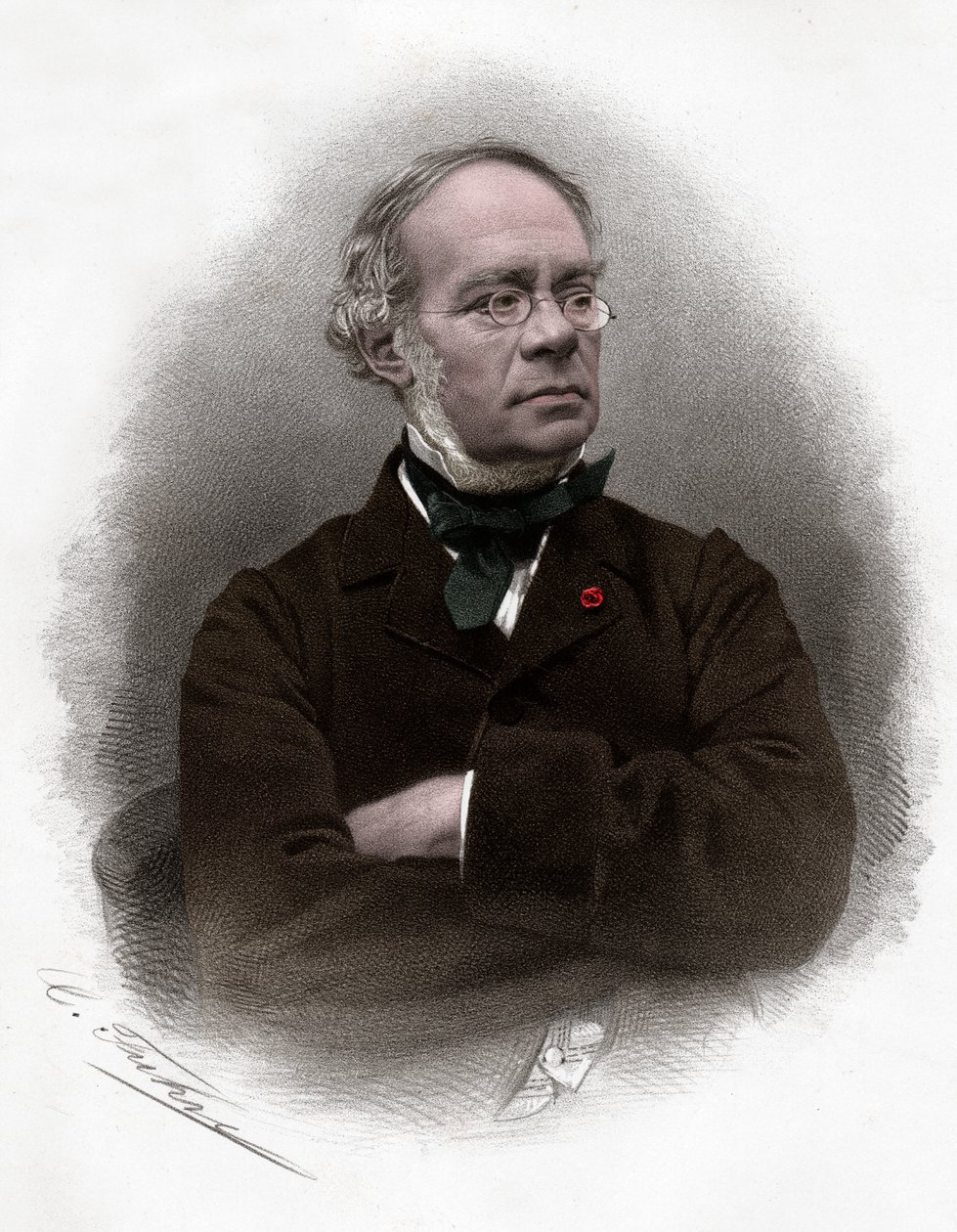 Fromental Halevy, ca. 1860-62 (Gravur) von Etienne (after) Carjat