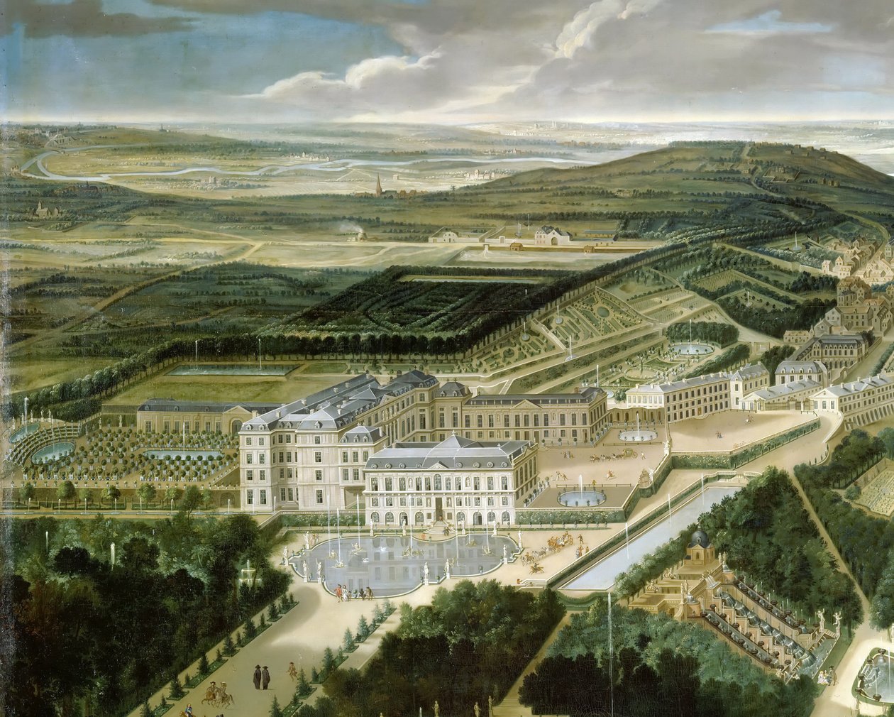 Schloss Saint-Cloud von Etienne Allegrain