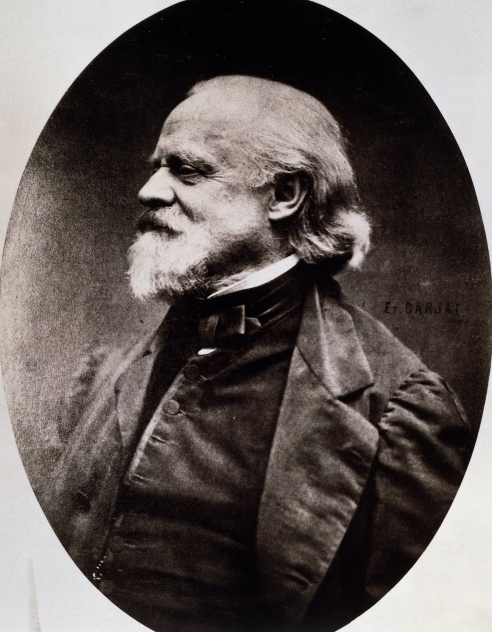 Albert Grzymala, Freund und Vertrauter von Fryderyk Chopin und George Sand. Foto von Etienne Carjat (1828-1906) von Etienne Carjat