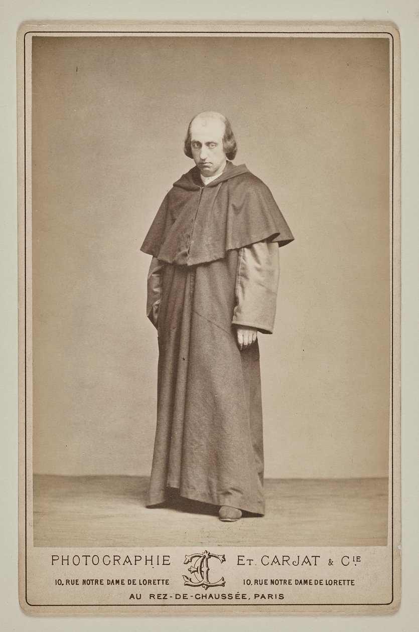 Monti in der Rolle des Claude Frollo von Etienne Carjat
