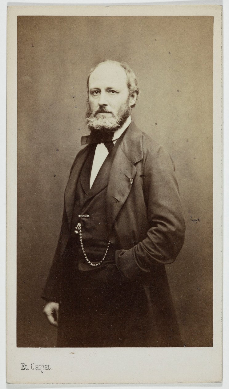 Porträt von Achard, Amédée (1814-1875), (Romancier) von Etienne Carjat