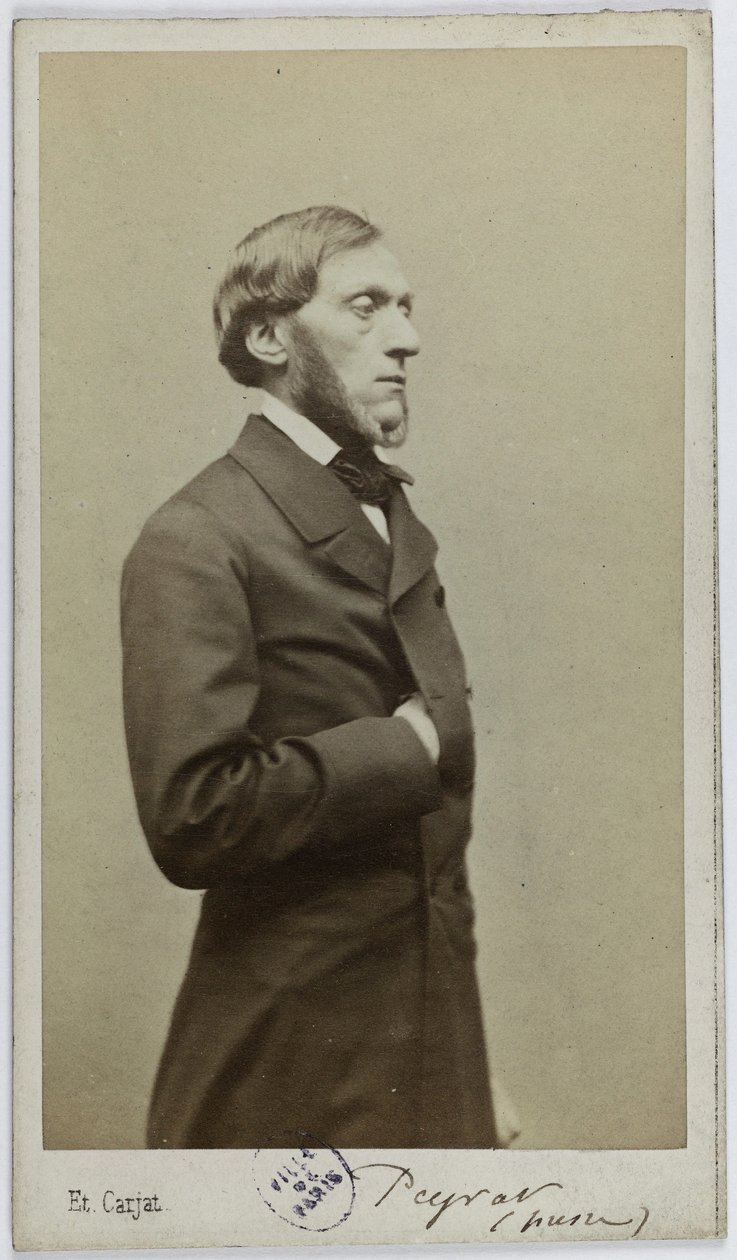 Porträt von Peyrat Alphonse, (1812 - 1890), (Publizist, Politiker) von Etienne Carjat