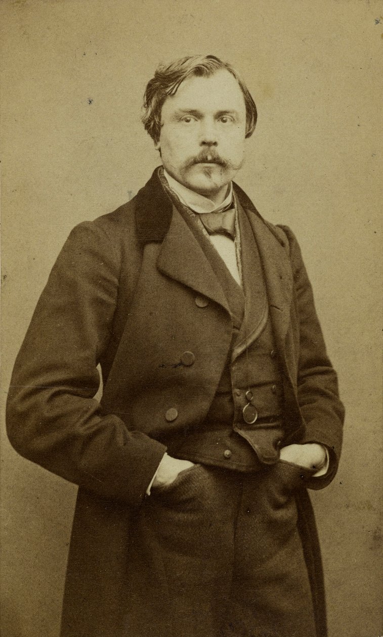 Porträt von Edmond Huot de Goncourt 1822-1896 von Etienne Carjat