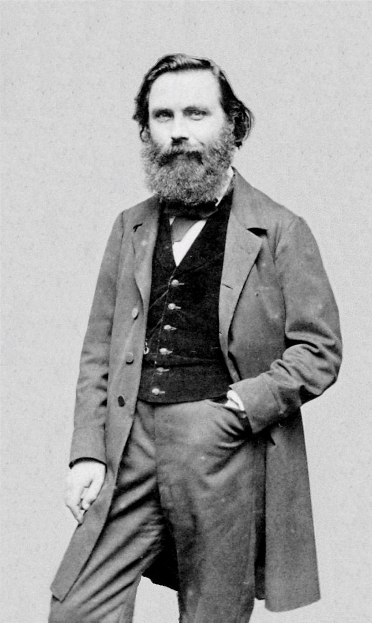 Porträt des französischen Schriftstellers und Journalisten Eugène Garcin (1830-1909) von Etienne Carjat