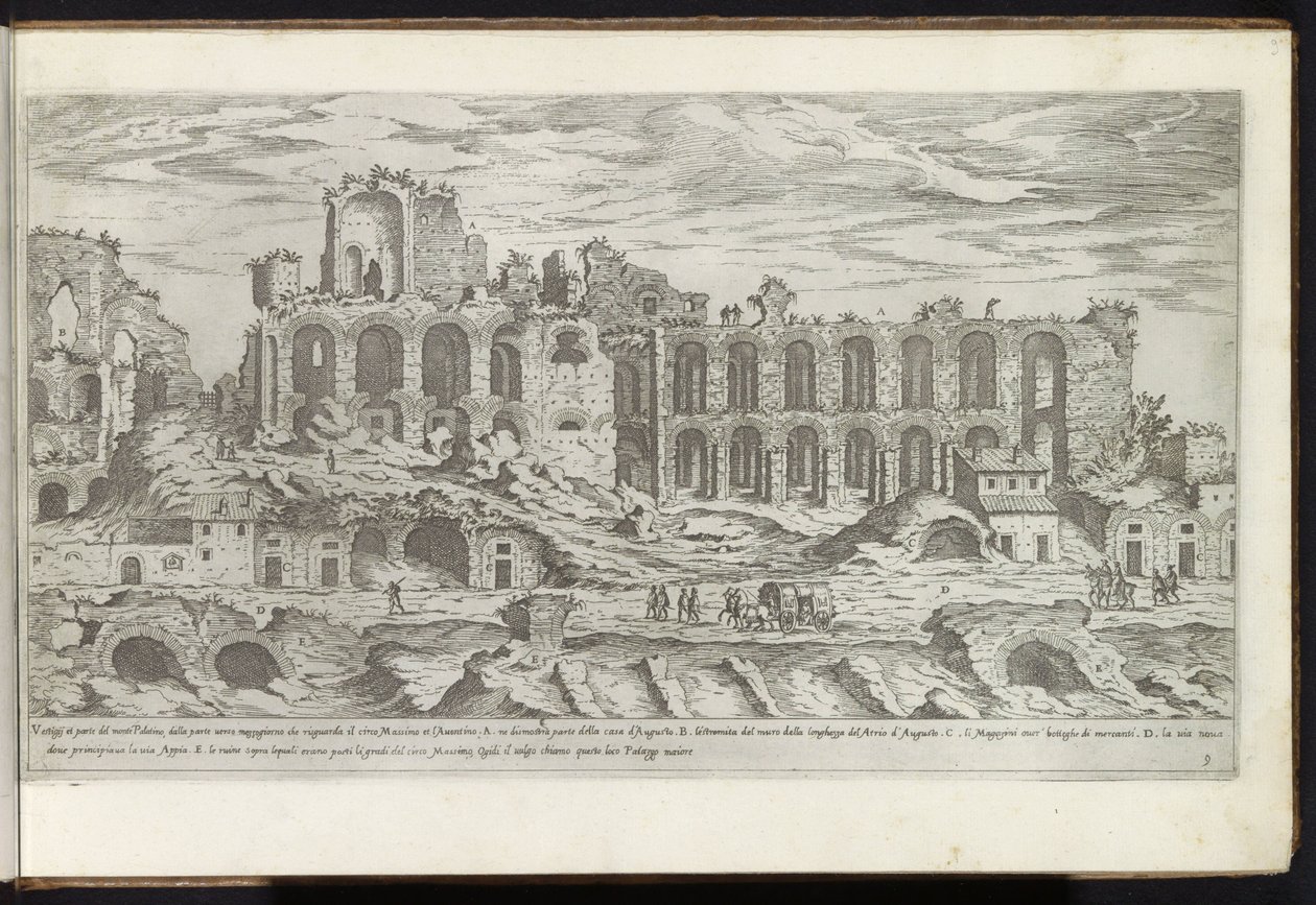 Palatin in Rom von Etienne Duperac