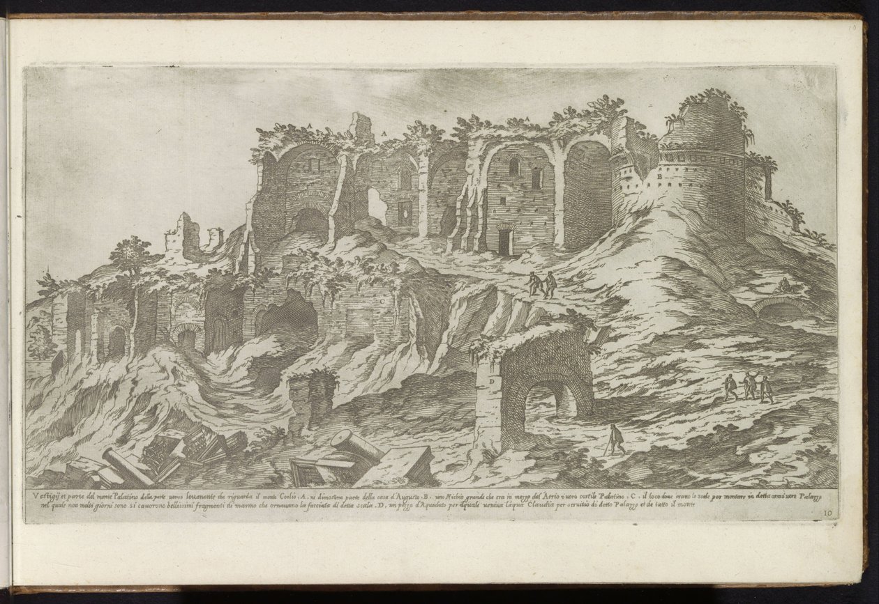 Palatin in Rom von Etienne Duperac