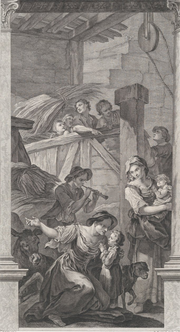 Die Kapelle der Enfants-Trouvés in Paris: Die Anbetung der Hirten von Etienne Fessard