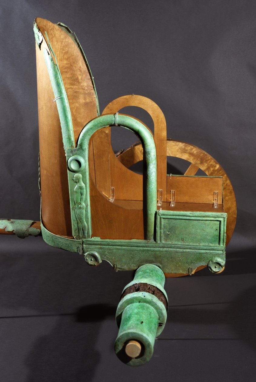 Wagen aus Ischia di Castro, 530-520 v. Chr. (Bronze) von Etruscan