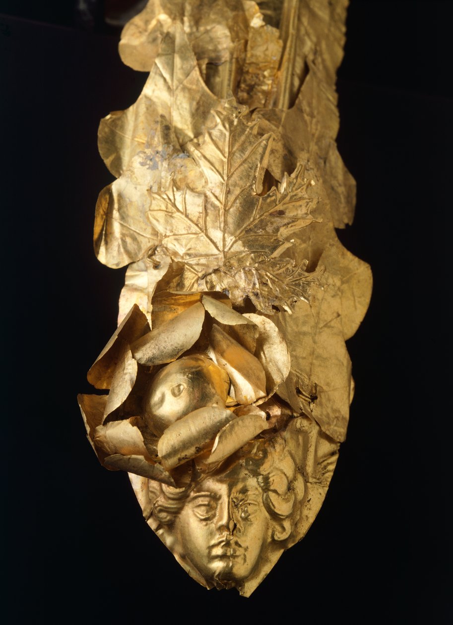 Diadem (Krone) aus Spina (Emilia Romagna). Etruskische Zivilisation, 4. Jahrhundert v. Chr. von Etruscan