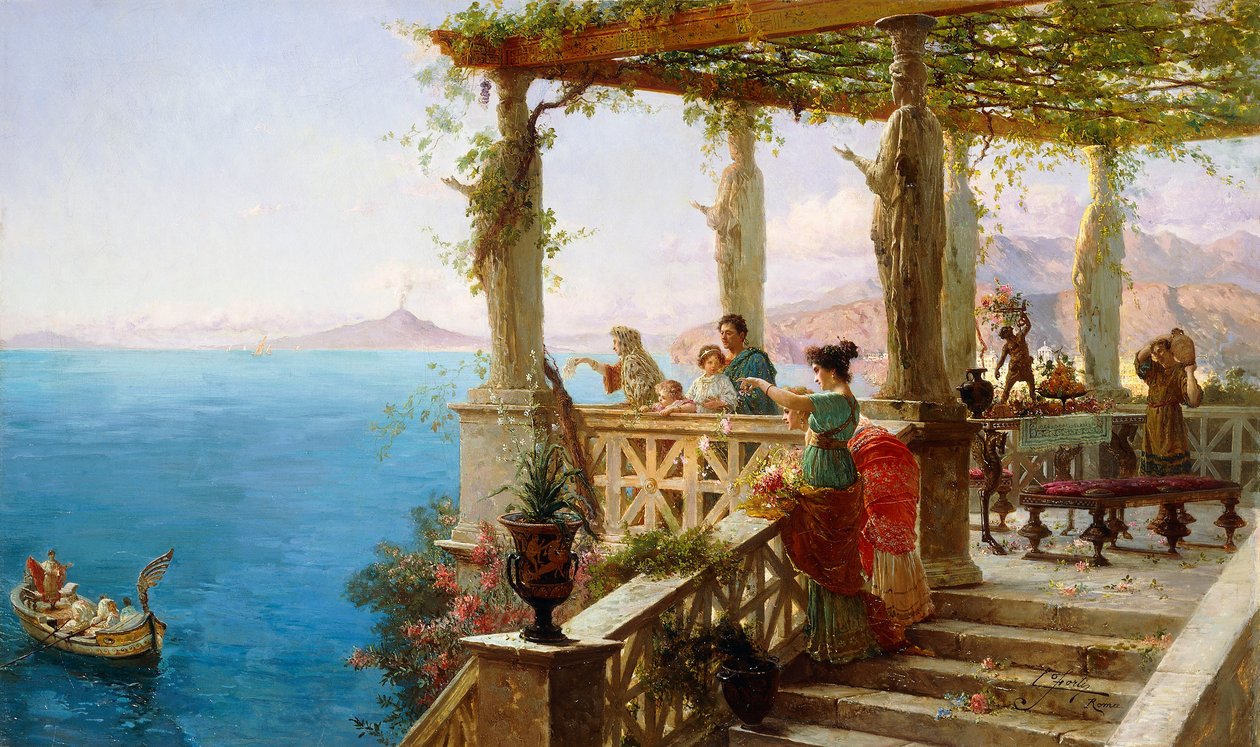 Der Aufbruch des Hausherrn von Ettore Forti