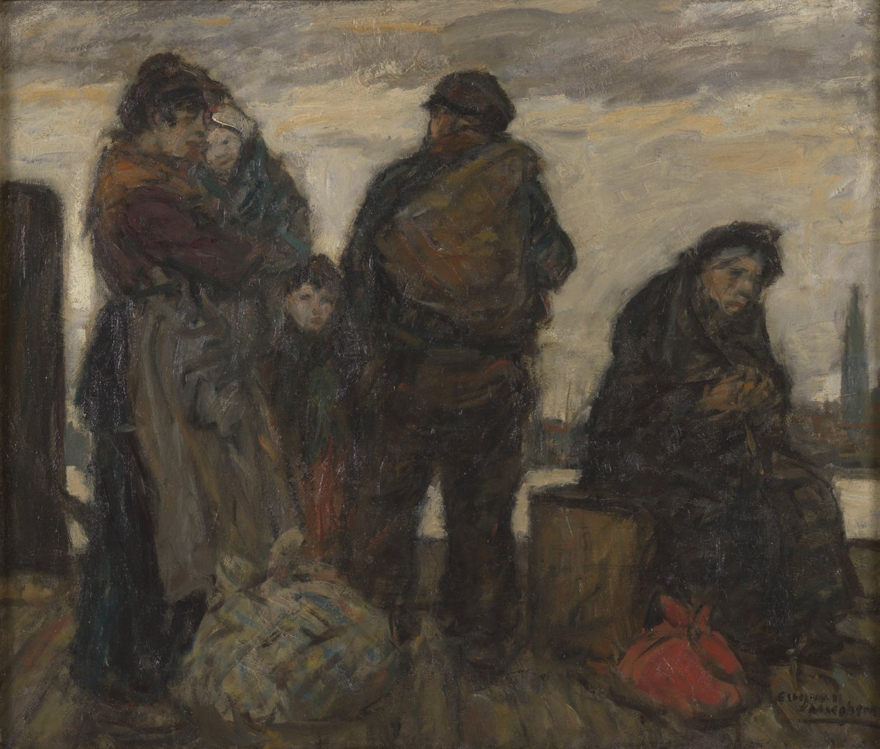 Die Heimkehr (Mit Mutter Van Mieghem) von Eugeen van Mieghem