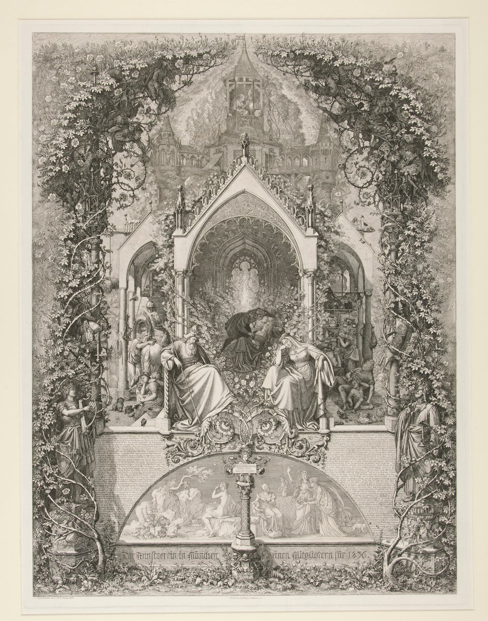 Dornröschen. Märchen von Grimm von Eugen Napoleon Neureuther