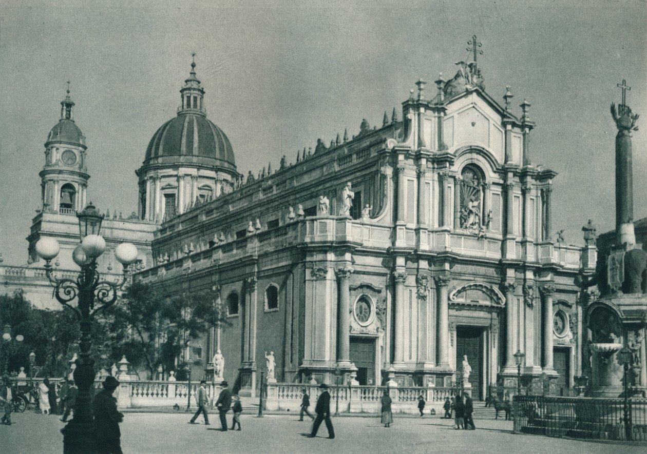 Kathedrale von Catania, Sizilien, Italien, 1927 von Eugen Poppel