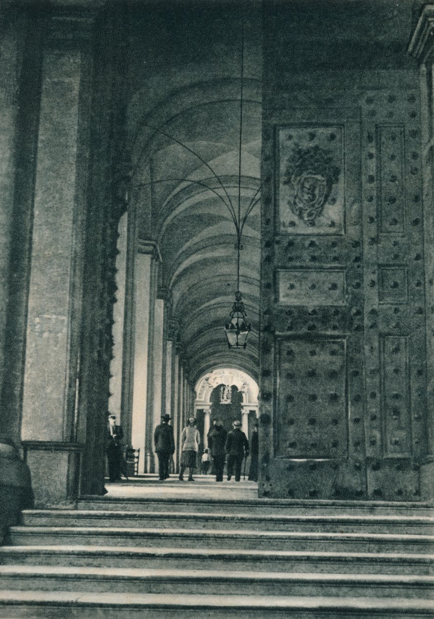 Eingang des Vatikans vom Petersplatz, Rom, Italien, 1927 von Eugen Poppel