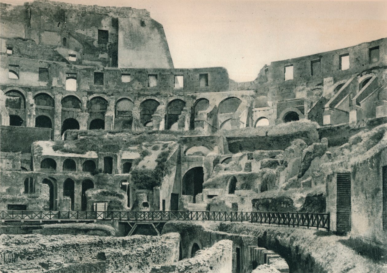 Innenraum des Kolosseums, Rom, Italien, 1927 von Eugen Poppel