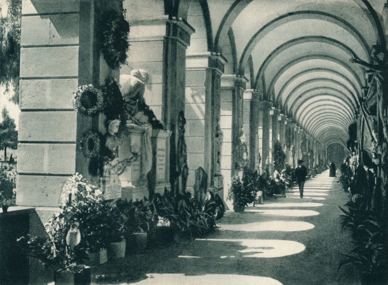 Monumentalfriedhof von Staglieno, Genua, Italien, 1927 von Eugen Poppel