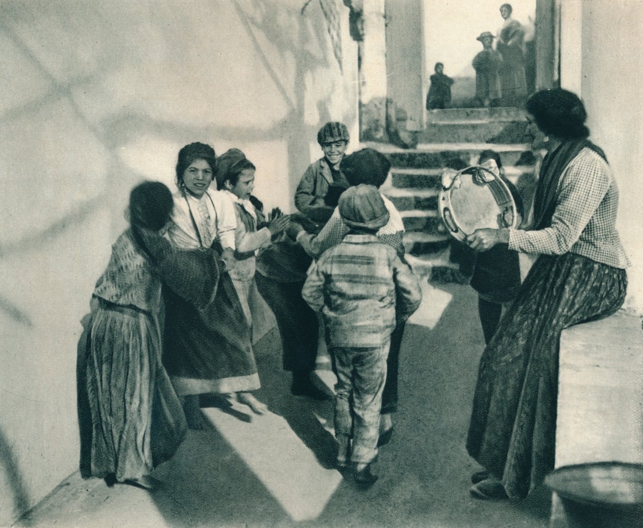 Tarantella, Capri, Italien, 1927 von Eugen Poppel