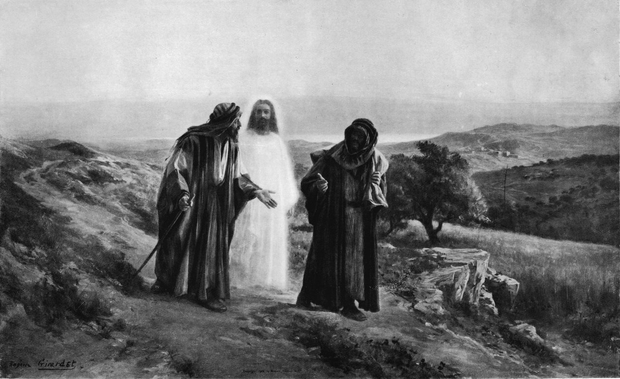 Jünger in Emmaus, um 1905, 1912 von Eugene Alexis Girardet