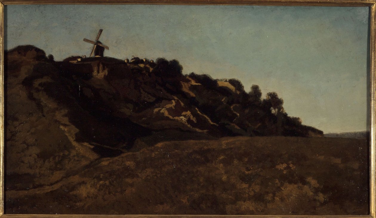 Ansicht von Montmartre, ca. 1848 von Eugene Antoine Samuel Lavieille
