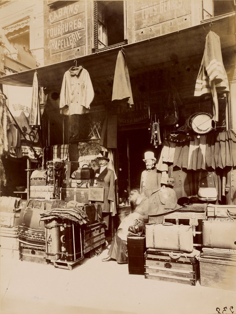 Boutique - rue du Petit Thomas von Eugène Atget