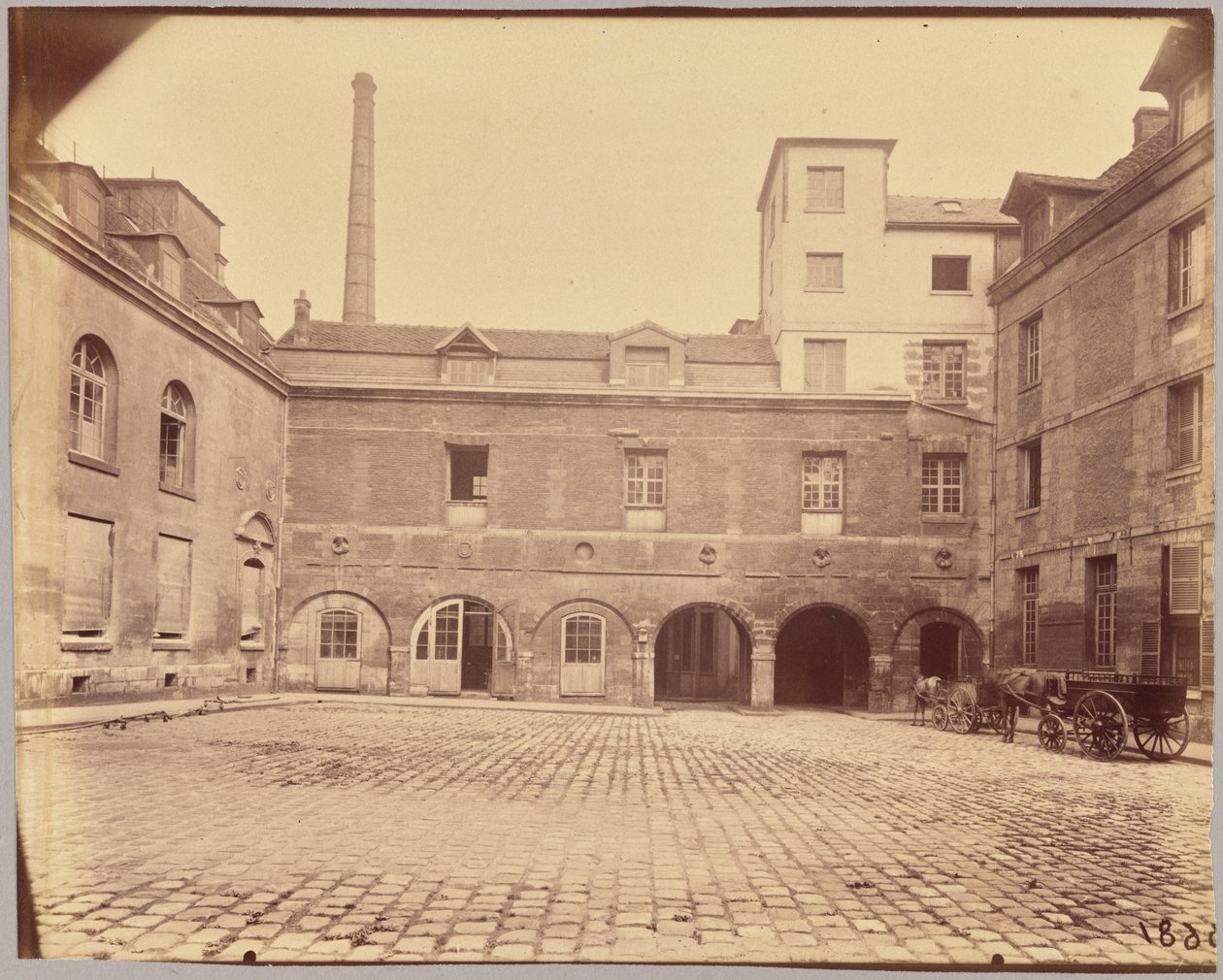 Hôtel Scipion Sardini von Eugène Atget