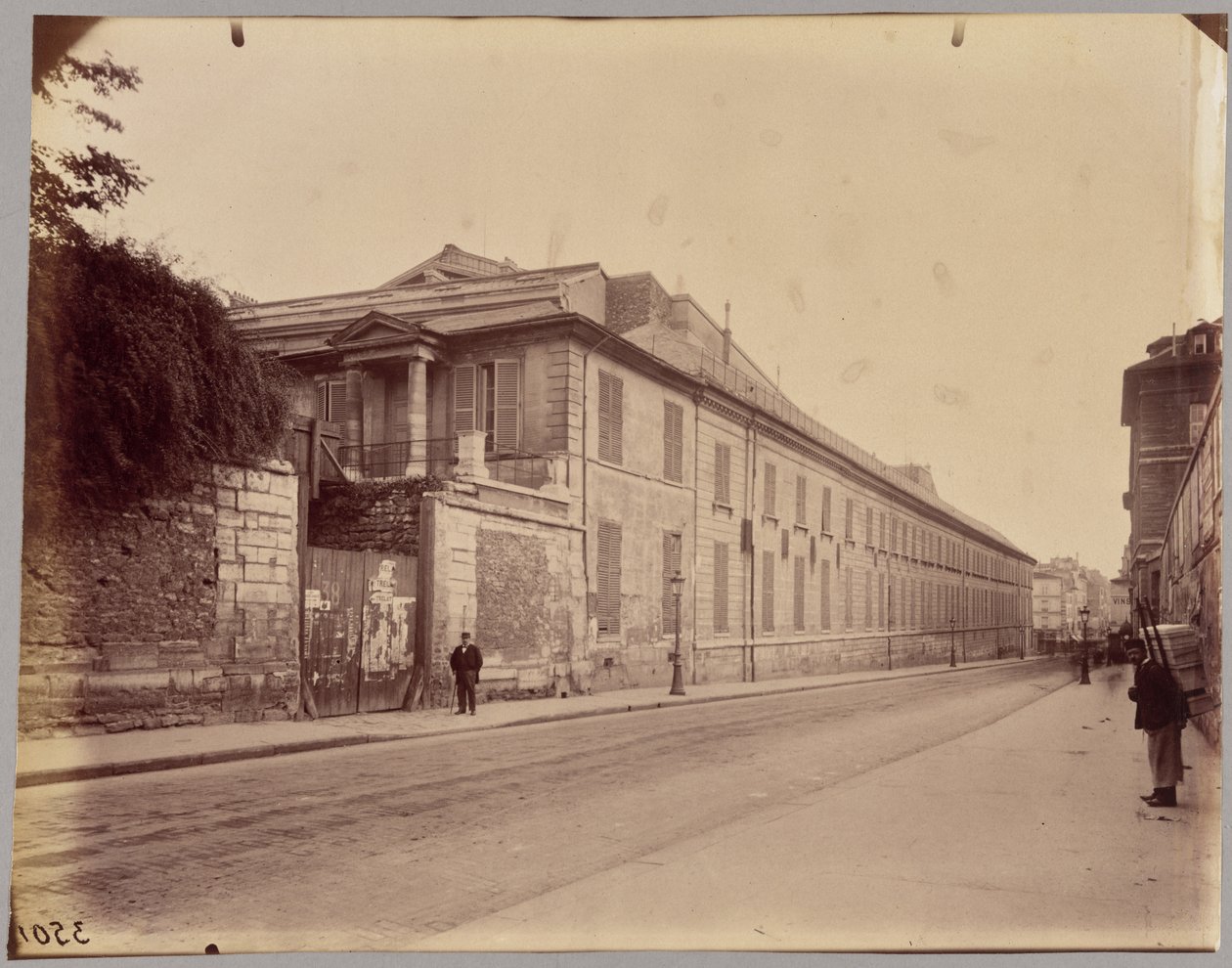 Naturhistorisches Museum, rue Geoffroy Saint-Hilaire von Eugène Atget