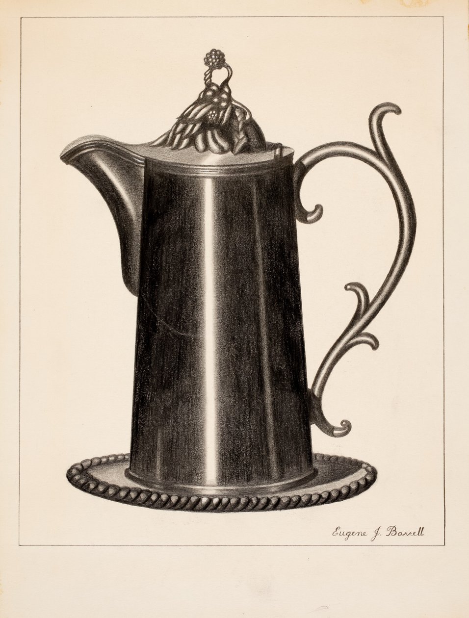 Zinnkrug von Eugene Barrell