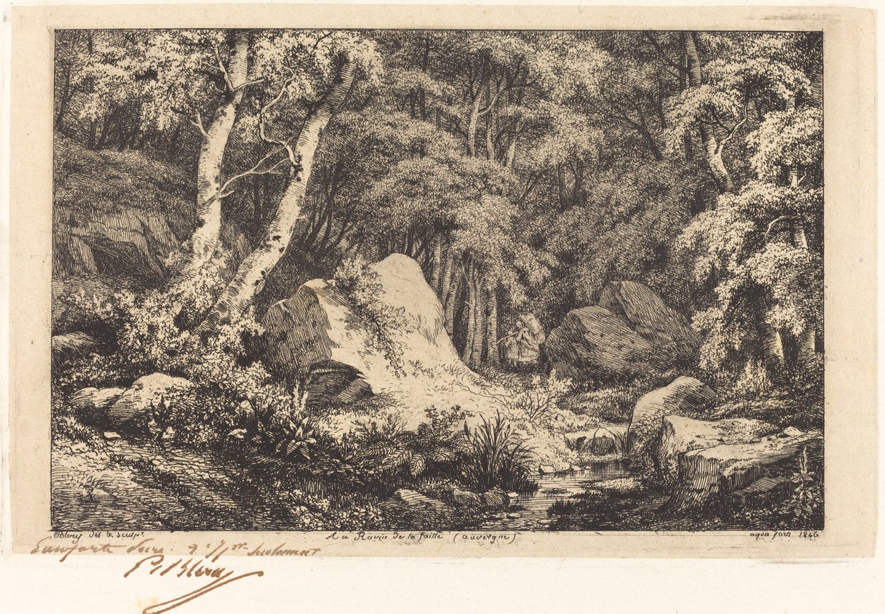 Im Ravin von Auvergne von Eugene Bléry