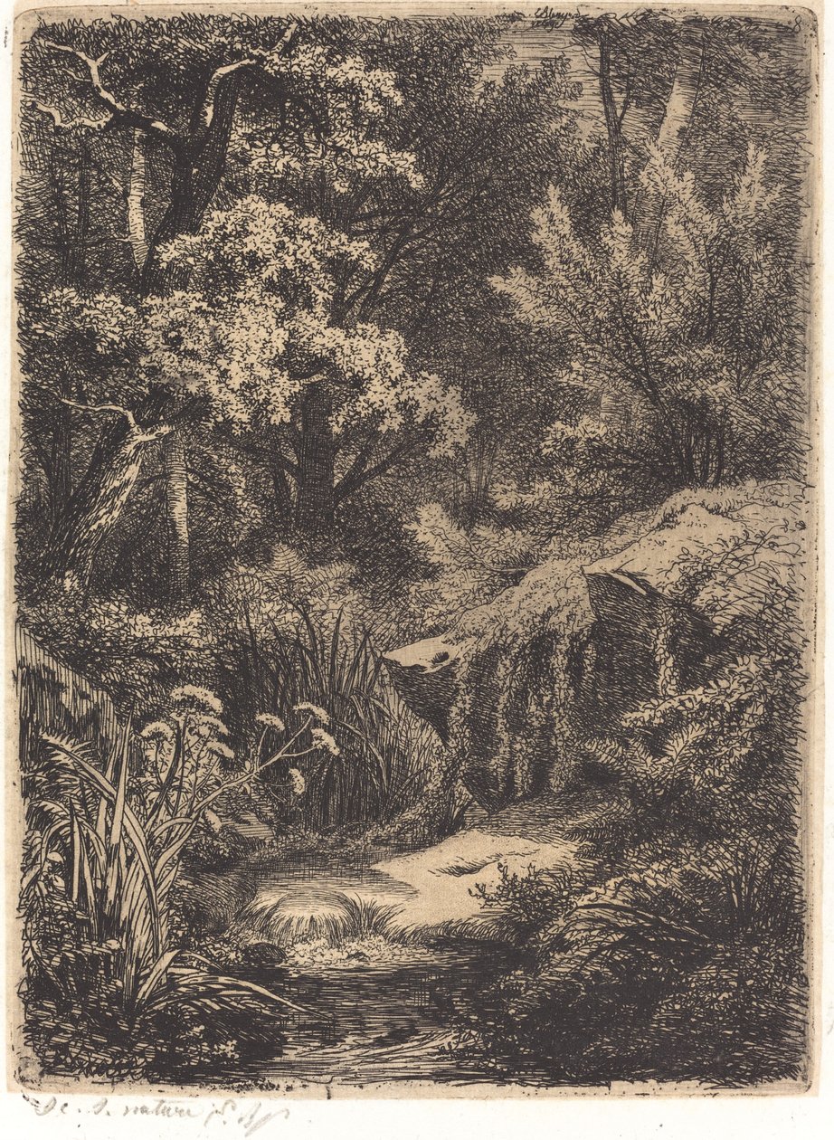 Le petit ruisseau, veröffentlicht 1849 von Eugene Bléry