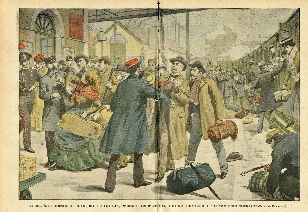 Illustration von Eugene Damblans (1865-1945) in Le Pelerin von Eugene Damblans