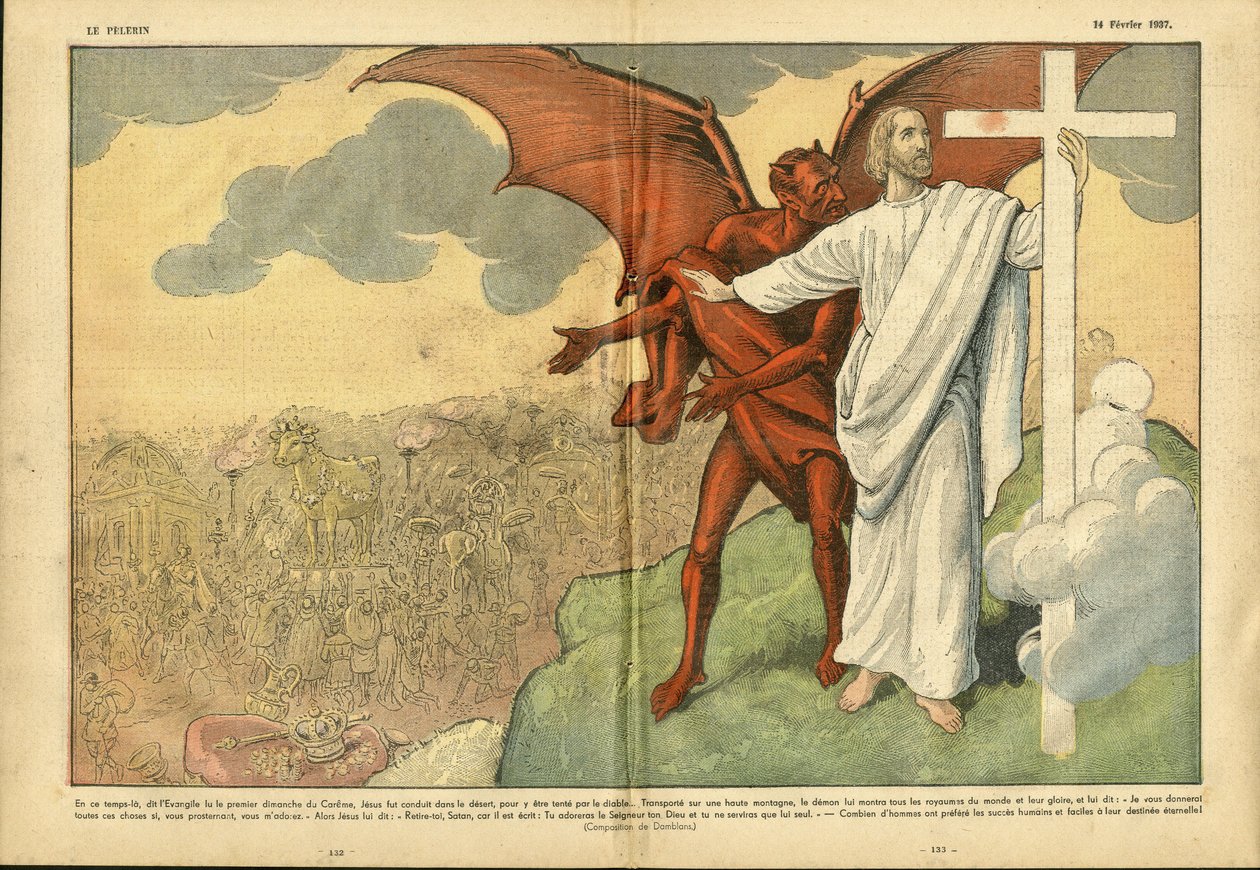 Illustration von Eugene Damblans (1865-1945) in Le Pelerin von Eugene Damblans
