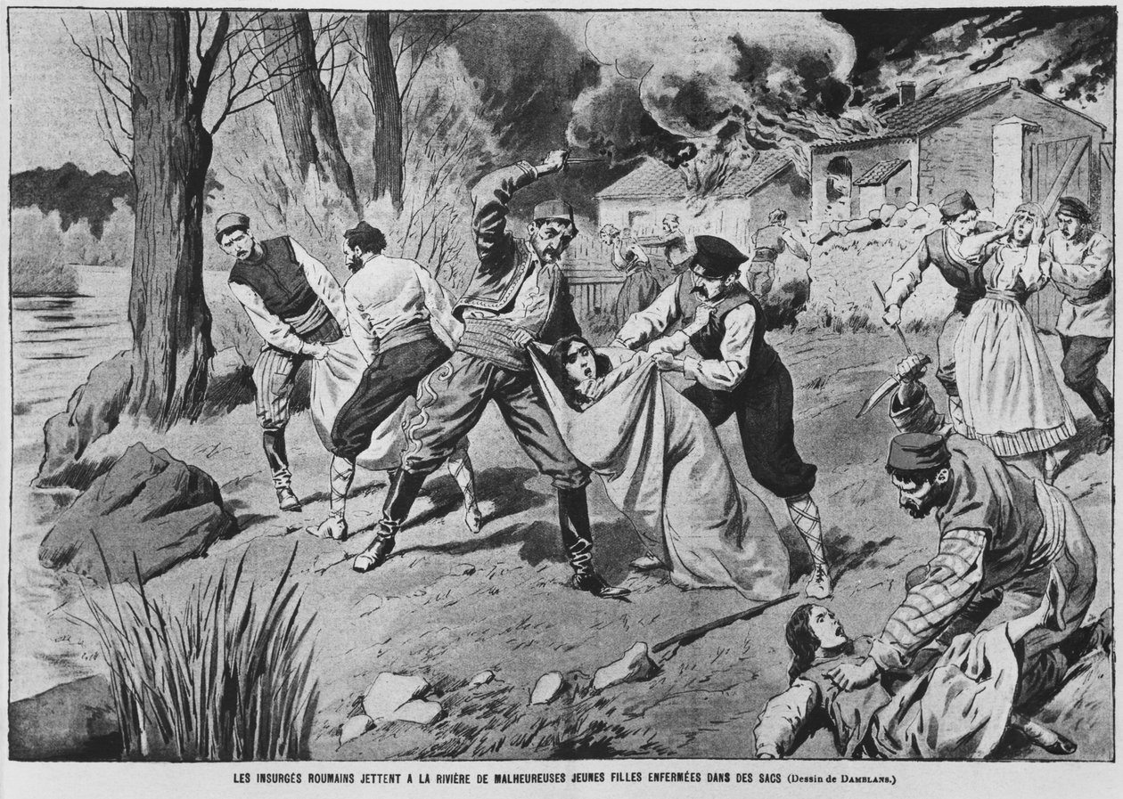 Der Aufstand der rumänischen Bauern, Illustration aus 