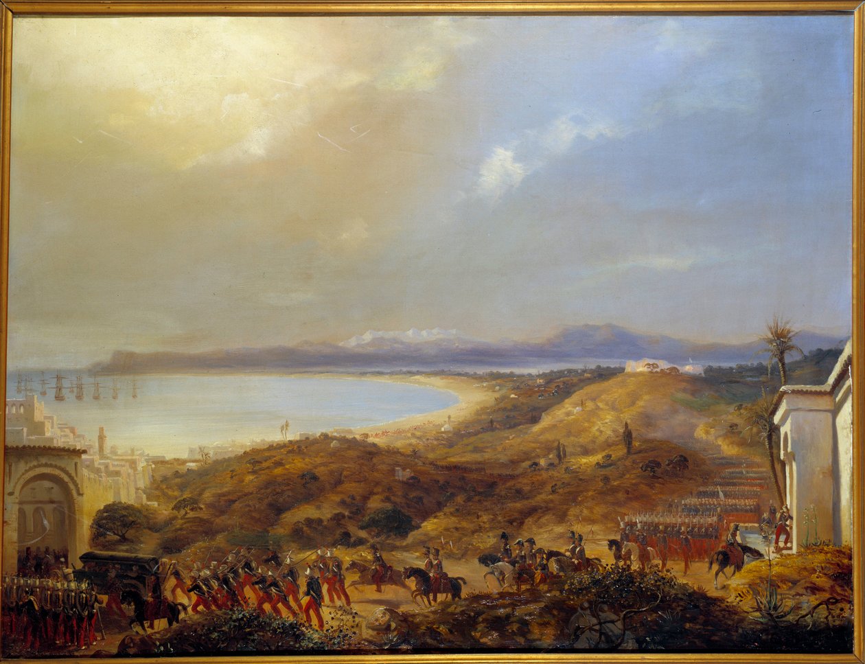 Die französische Armee betritt Algier am 5. Juli von Eugene Flandrin