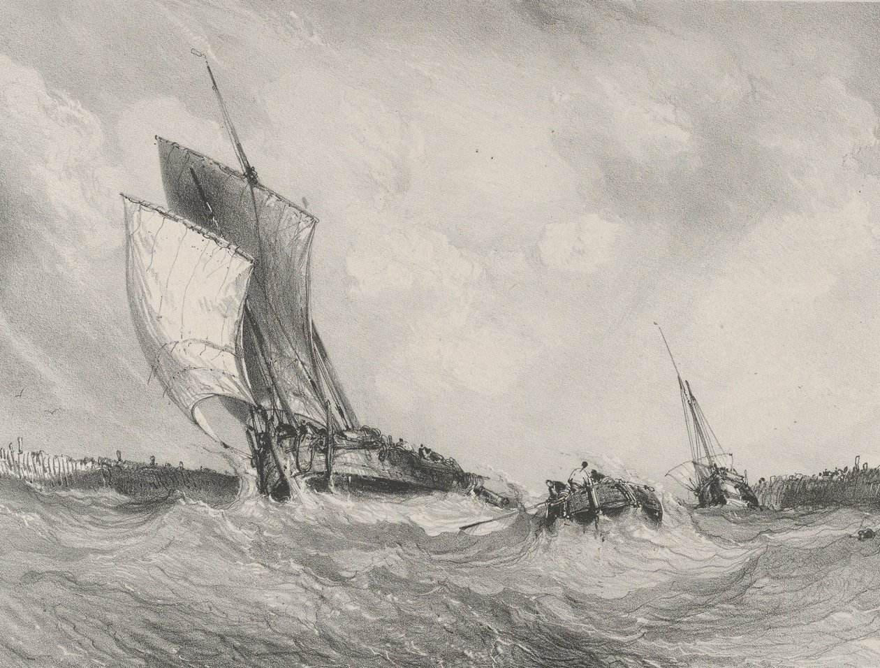 Rückkehr zum Hafen von Eugene Isabey