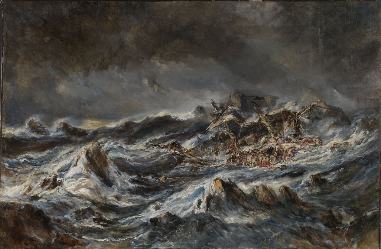 Schiffsbruch von Eugene Isabey