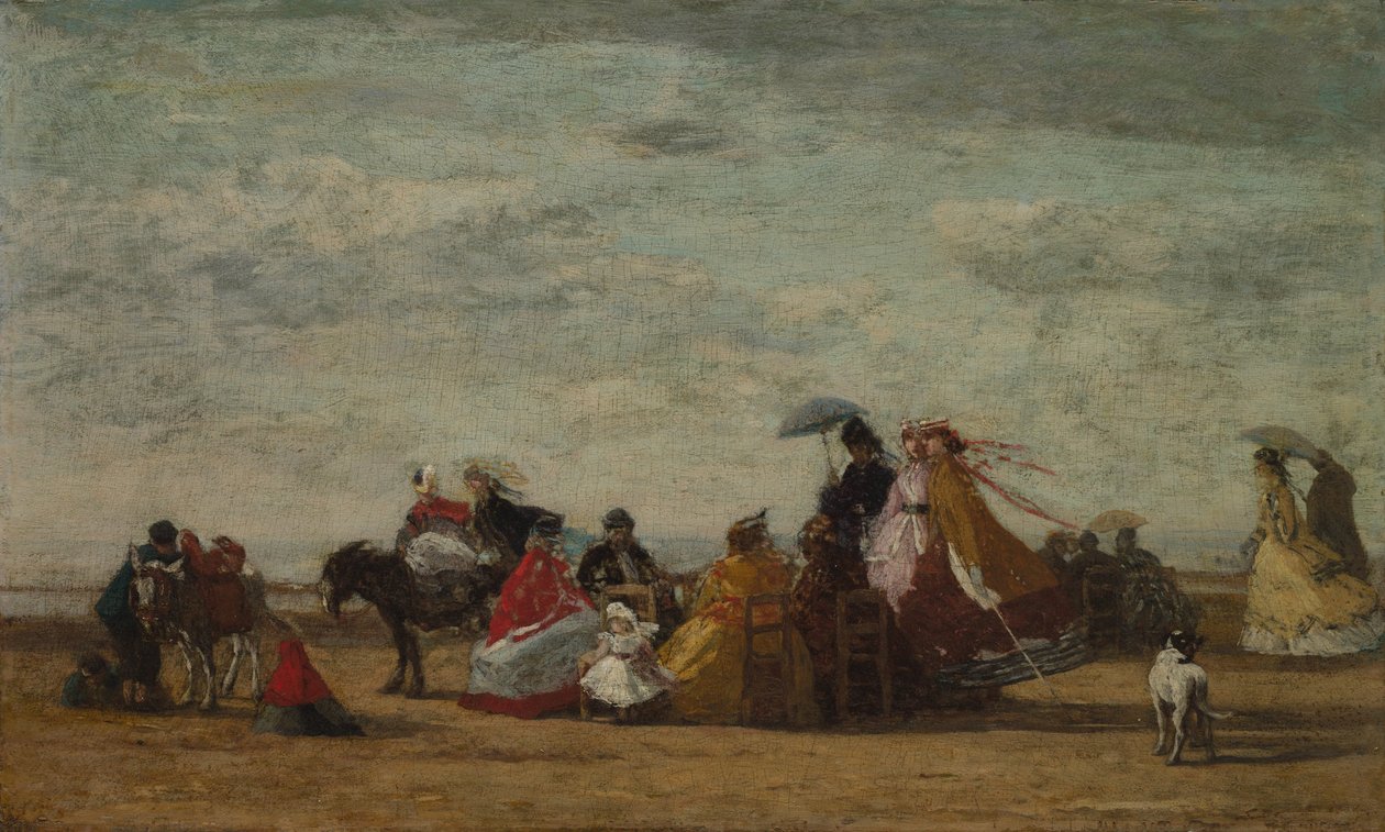 Strandszene von Eugene Louis Boudin