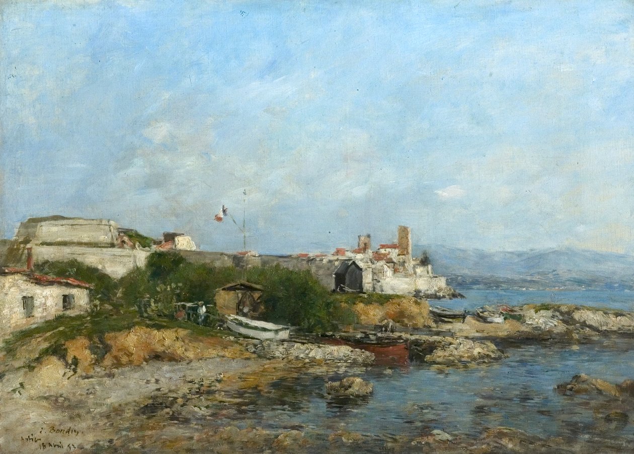 Die Befestigungen von Antibes, Frankreich, 1893 von Eugene Louis Boudin