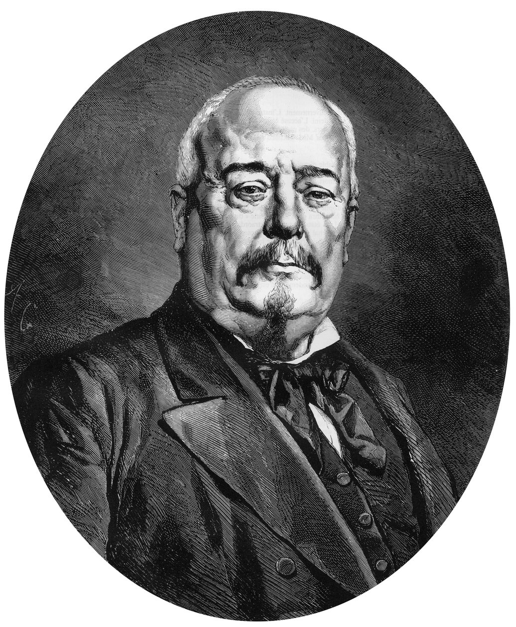Francois-Achille Bazaine, Gravur nach Foto von Maunoury von Eugene Manoury