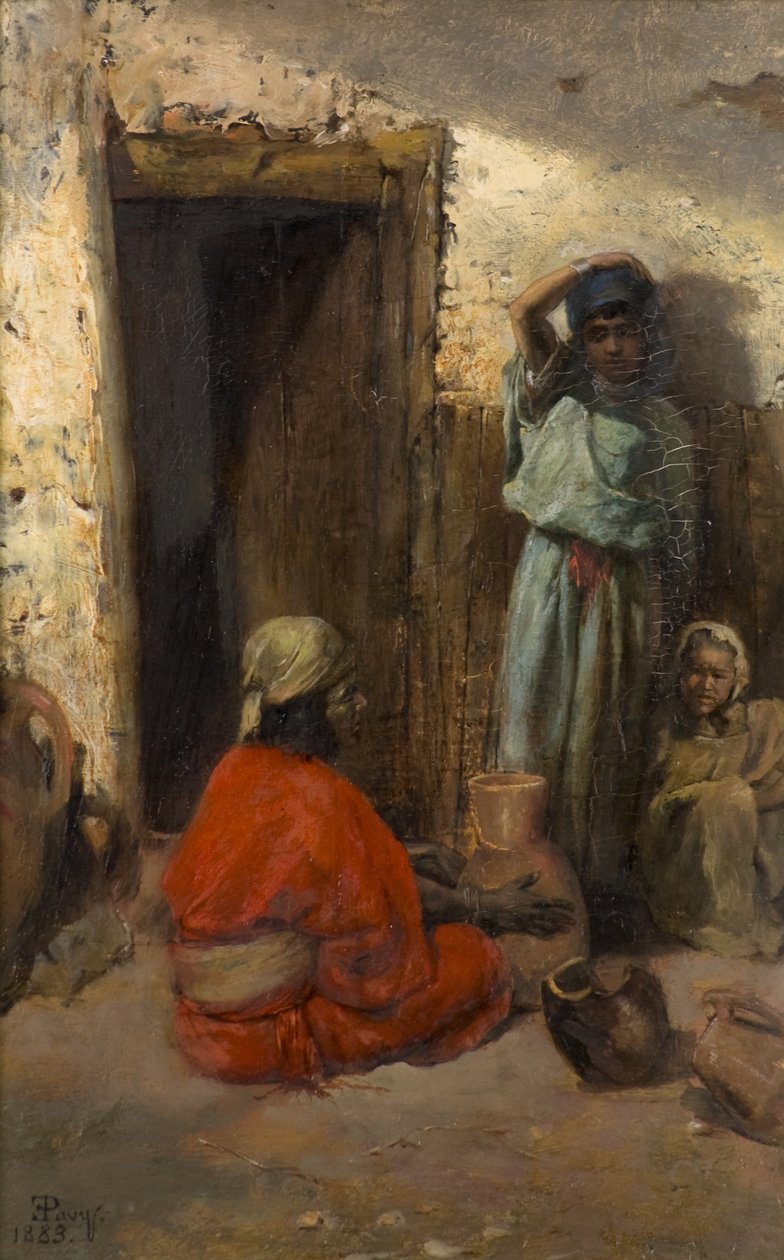 Eine arabische Straße von Eugene Pavy
