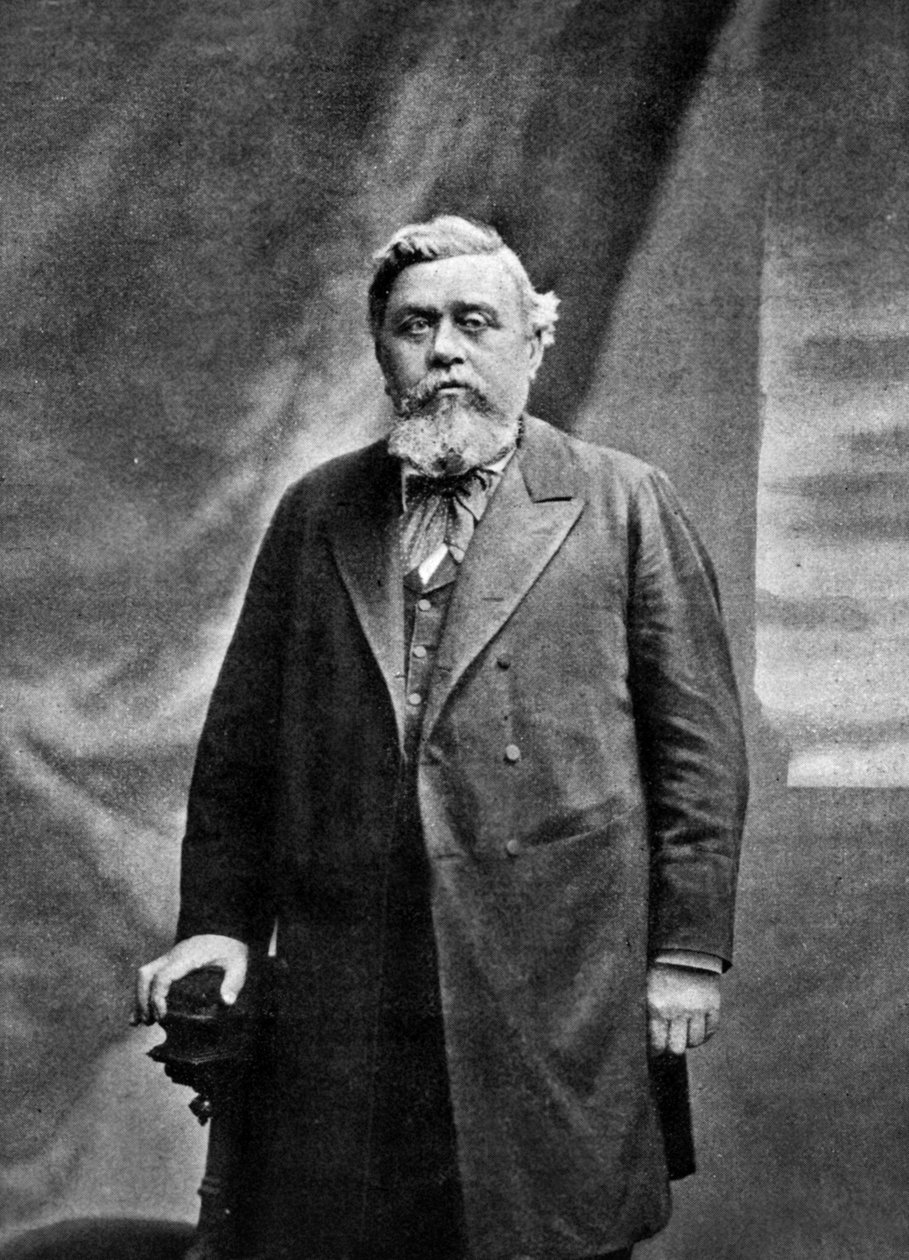 Armand Fallieres (1841-1932), Präsident des französischen Senats 1899-1906, dann Präsident der französischen Republik 1906-1913 von Eugene Pirou