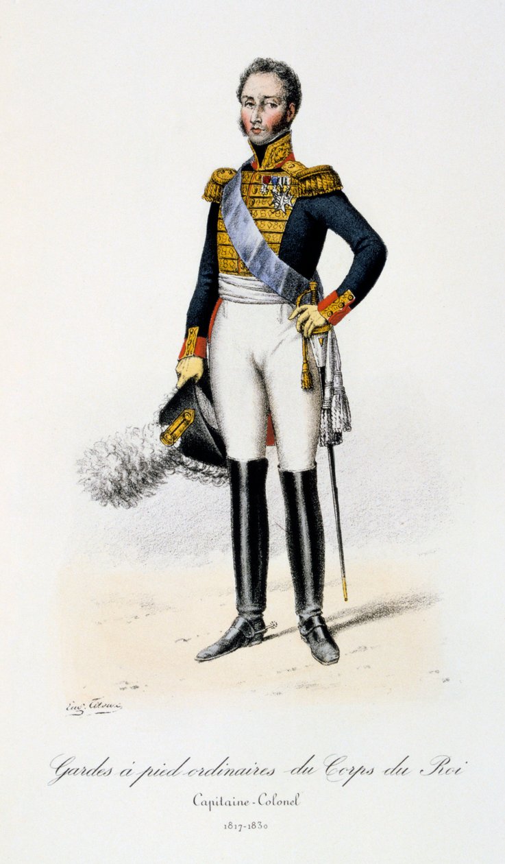 Gardes à pied ordinaires du Corps de Roi, Capitaine-Colonel von Eugene Titeux