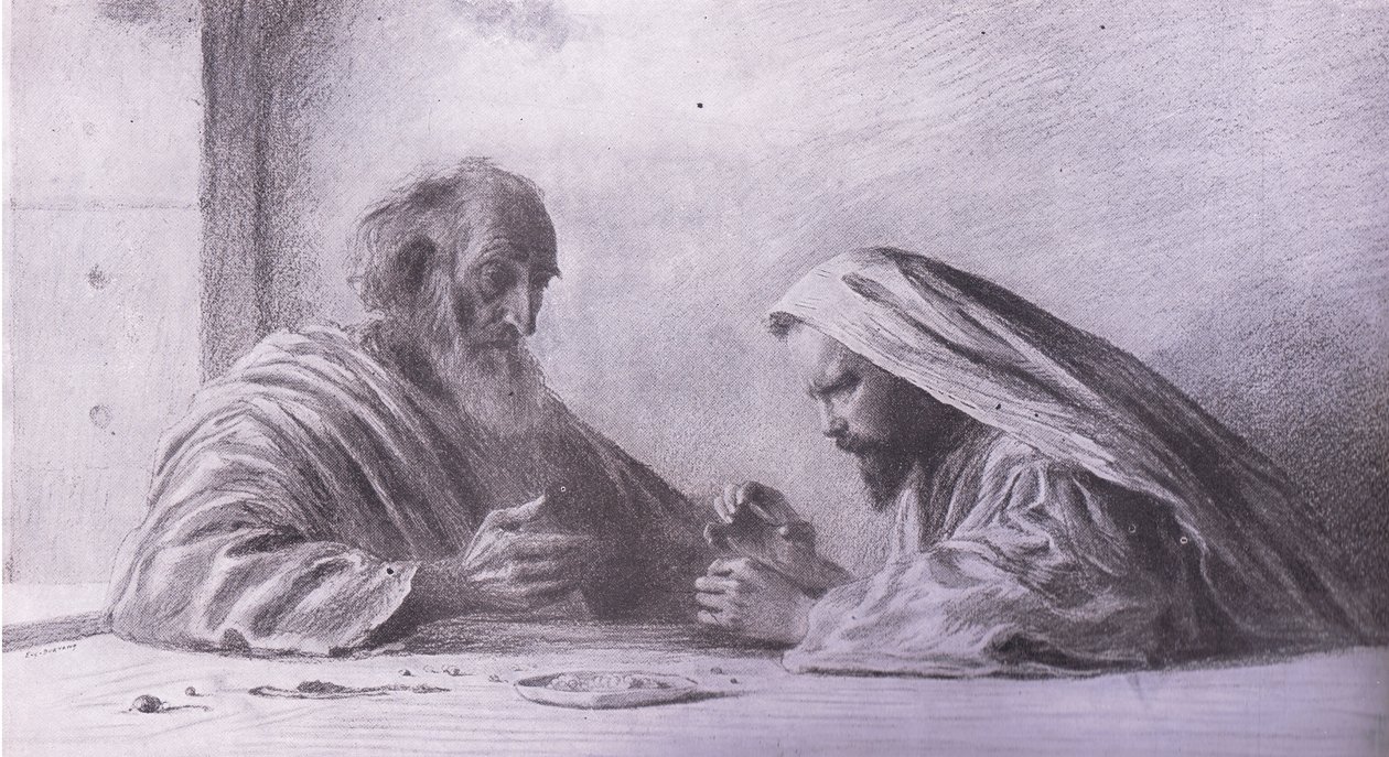 Die kostbare Perle von Eugene after Burnand
