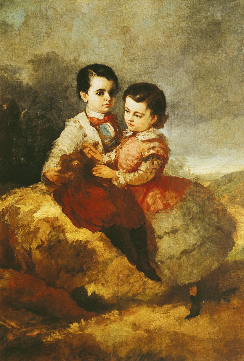 Die Kinder des Künstlers von Eugenio Lucas y Padilla