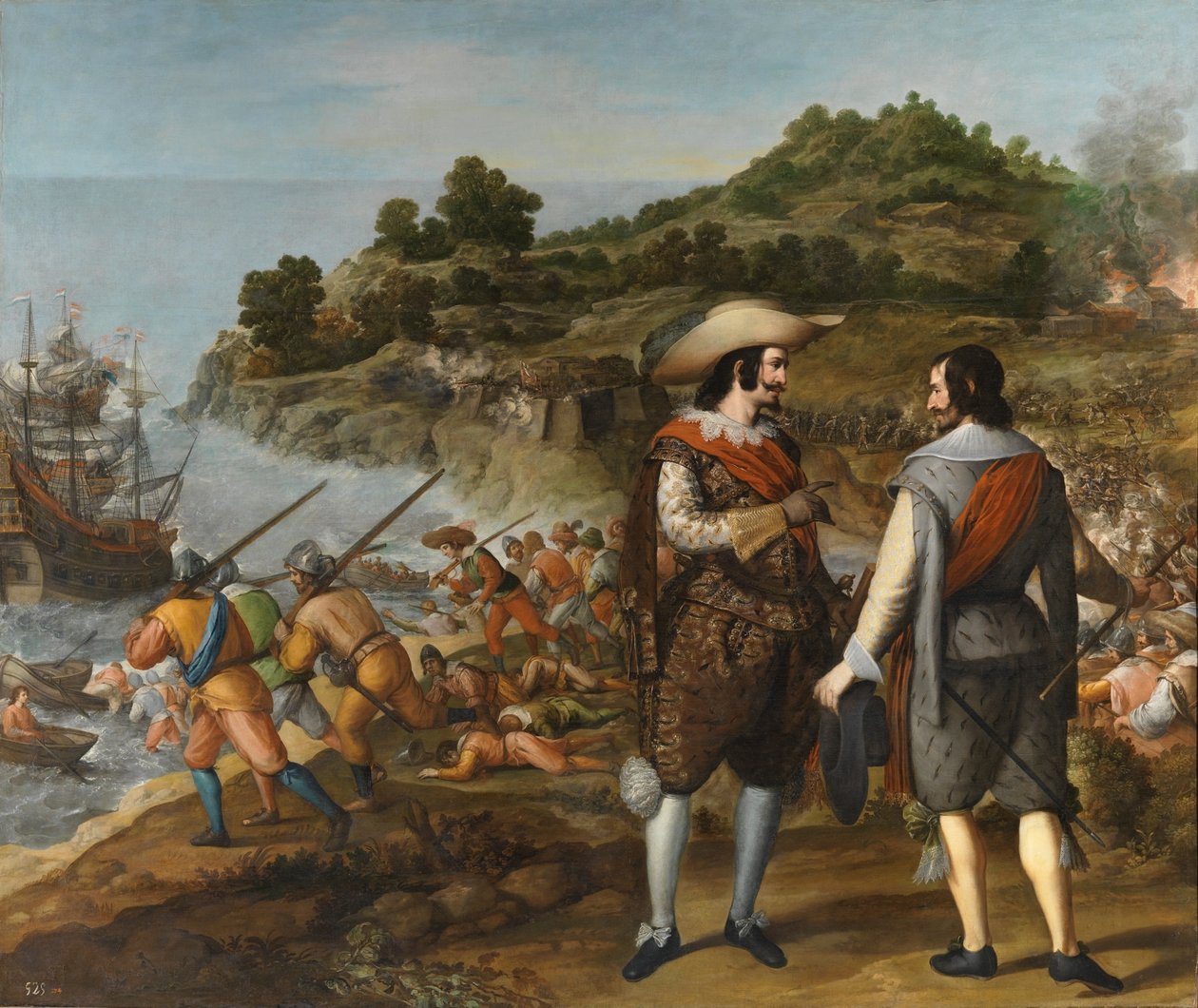 Die Rückeroberung von San Juan de Puerto Rico von Eugenio Caxes
