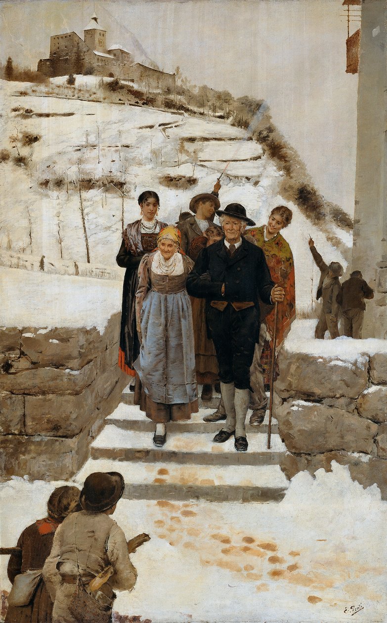 Goldene Hochzeit in Südtirol von Eugenio Prati
