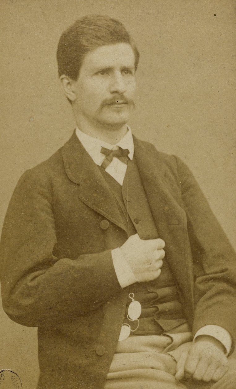 Porträt von Rossel Louis, (genannt Randal), (1844-1871), (Offizier, Mitglied der Kommune, erschossen) von Eugene Appert