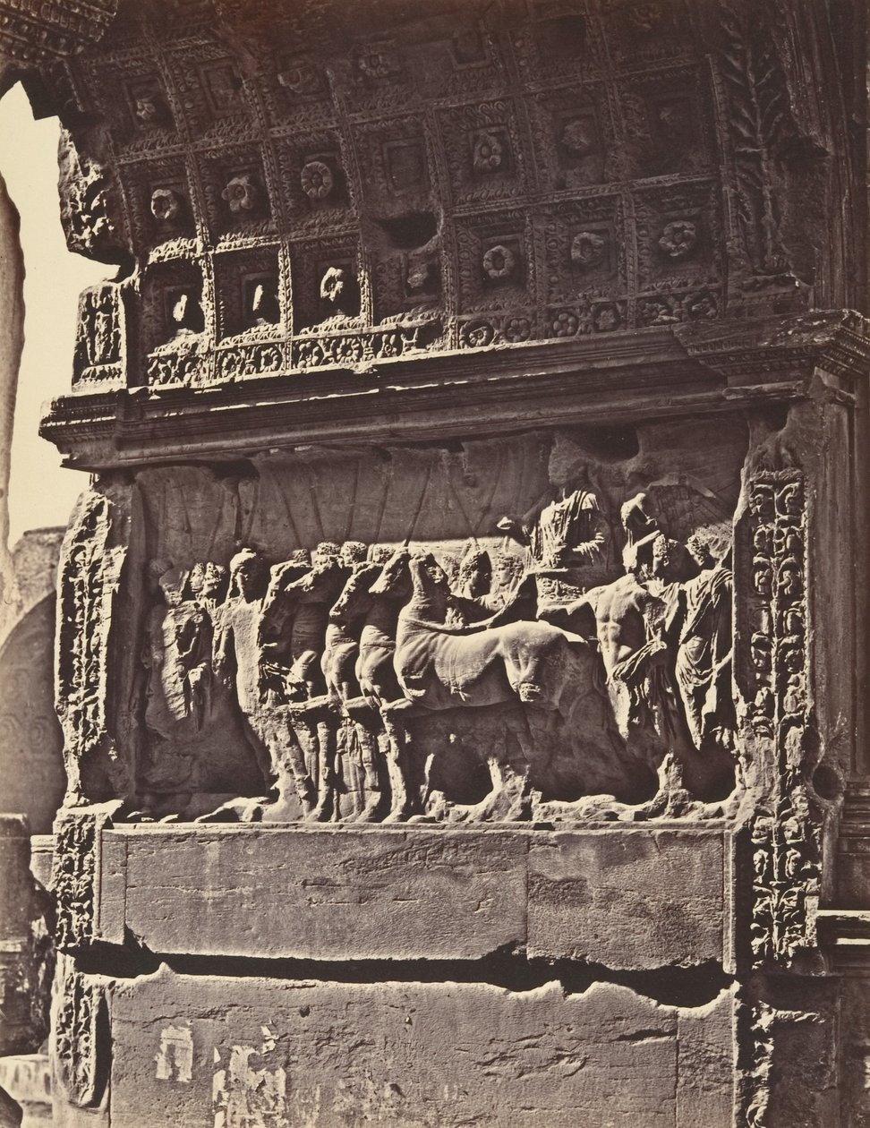 Bassorilievo des Titusbogens, 1848-52 von Eugène Constant